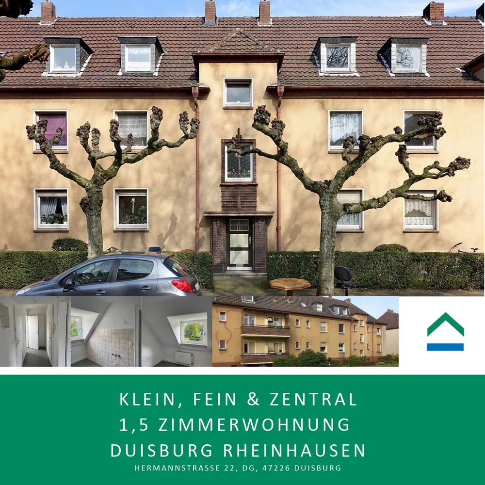 2 Zimmer Wohnung mit 30 m² in Duisburg – Bild 1