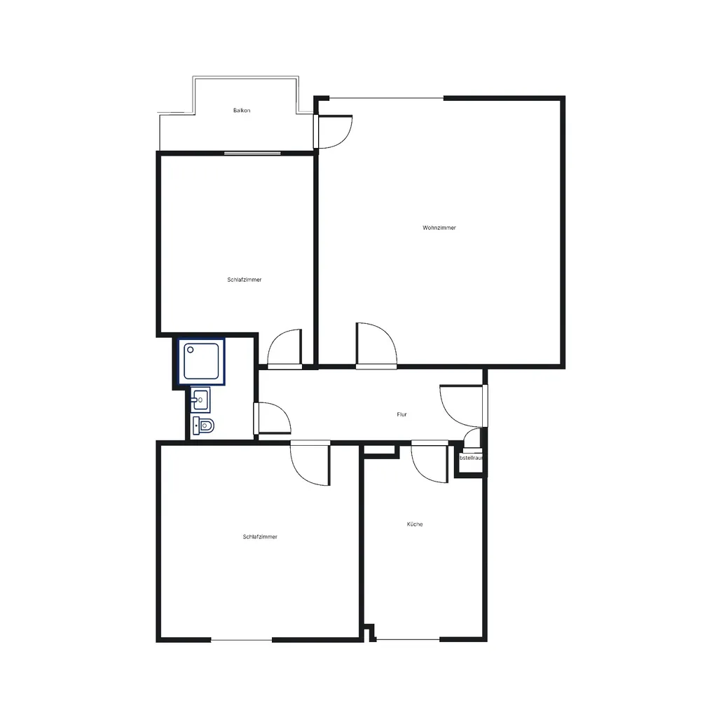 3 Zimmer Wohnung mit 64 m² in Hannover – Bild 3