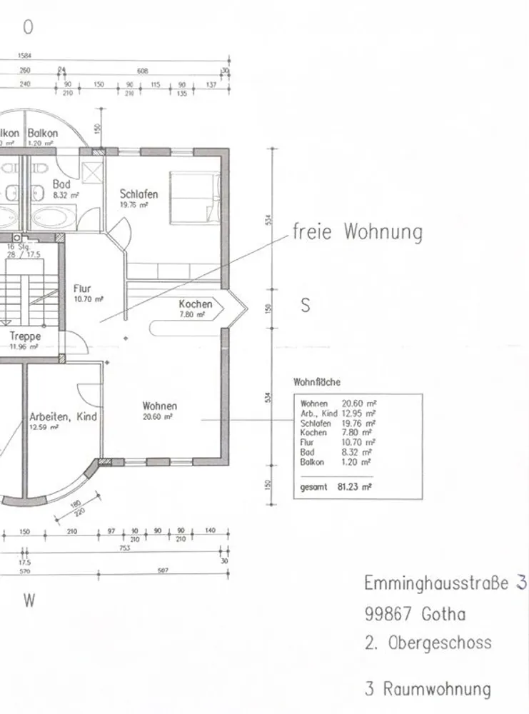 3 room apartment with 81 m² in Gotha – Photo 2