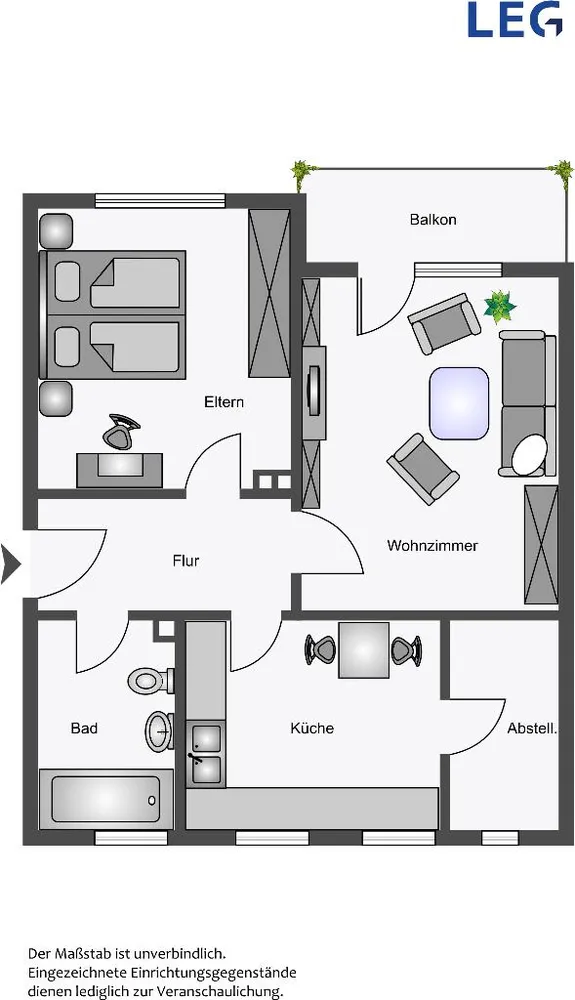 2 Zimmer Wohnung mit 56 m² in Hamm – Bild 7