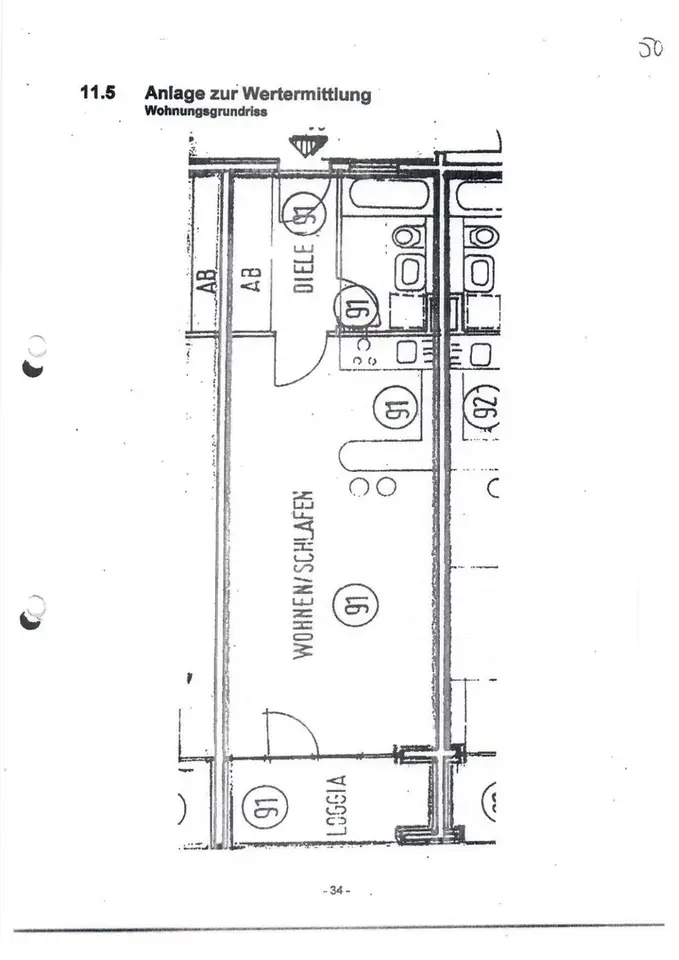 2 Zimmer Wohnung mit 37 m² in Nürnberg – Bild 8