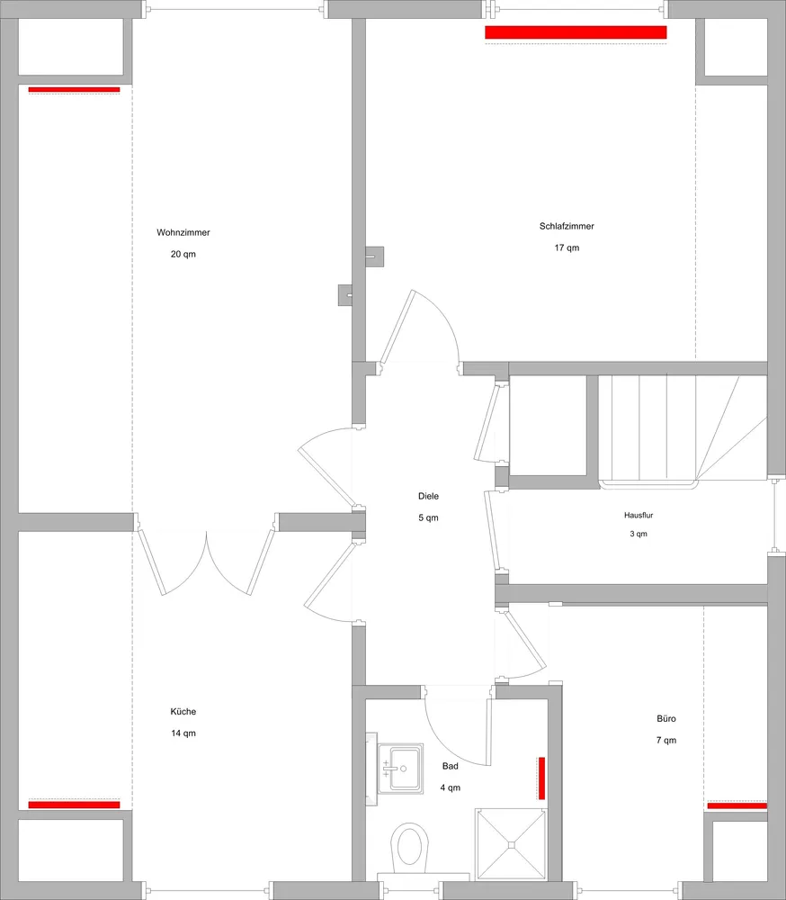 3 room apartment with 65 m² in Düsseldorf – Photo 3