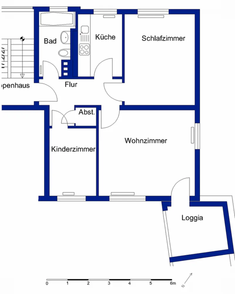 3 Zimmer Wohnung mit 61 m² in Wolfsburg – Bild 4