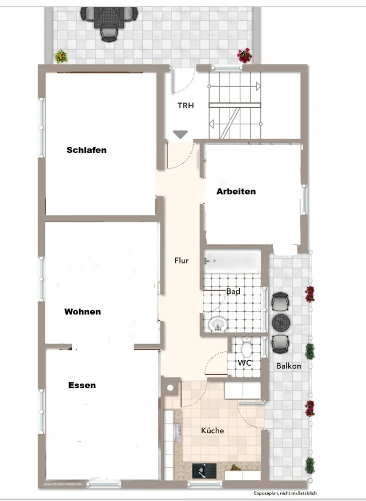 4 Zimmer Wohnung mit 92 m² in Ulm – Bild 8