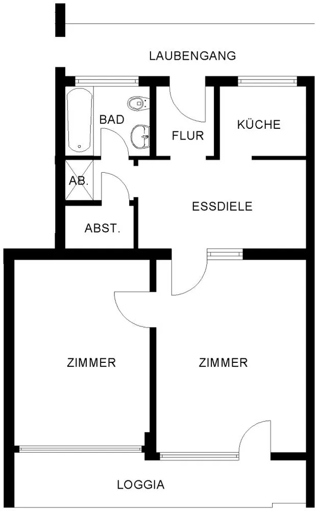 2 Zimmer Wohnung mit 60 m² in Bochum – Bild 3