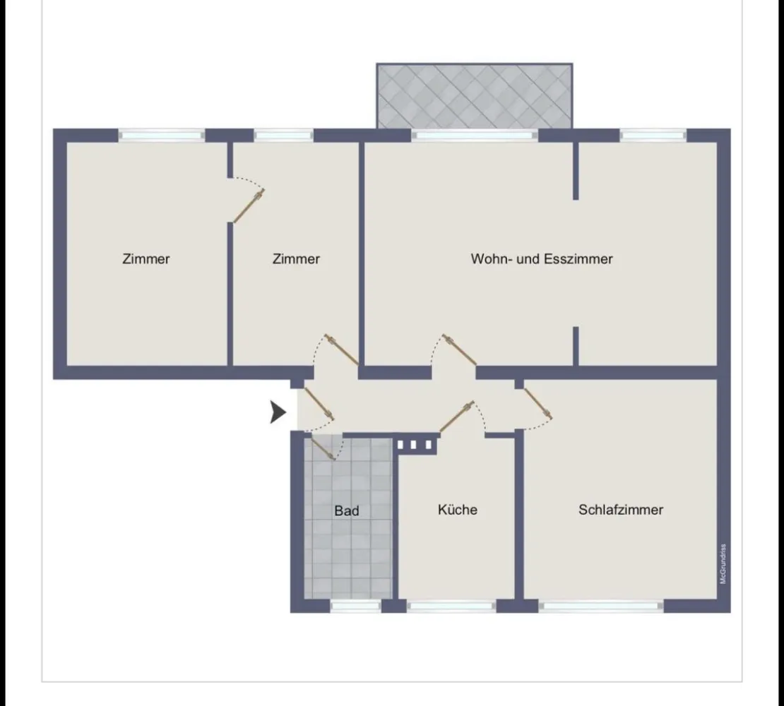 4 Zimmer Wohnung mit 89 m² in Osnabrück – Bild 1
