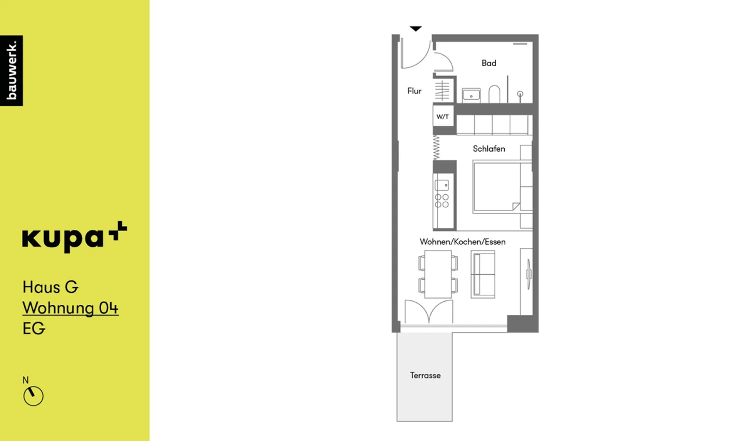2 Zimmer Wohnung mit 44 m² in München – Bild 2
