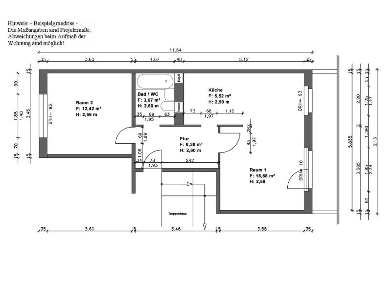 2 Zimmer Wohnung mit 50 m² in Halle (Saale) – Bild 6