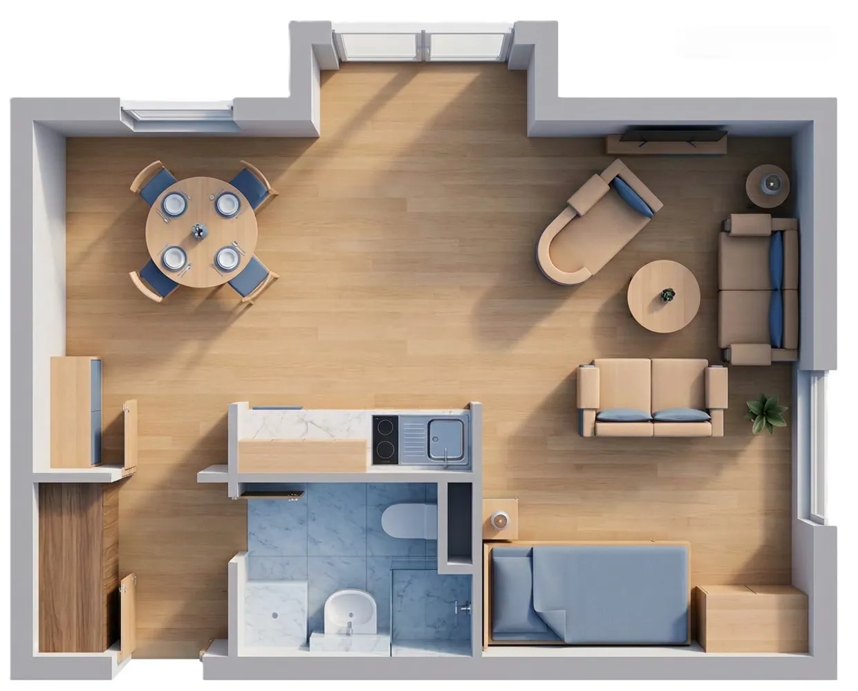 1 Zimmer Wohnung mit 36 m² in Bayreuth – Bild 5