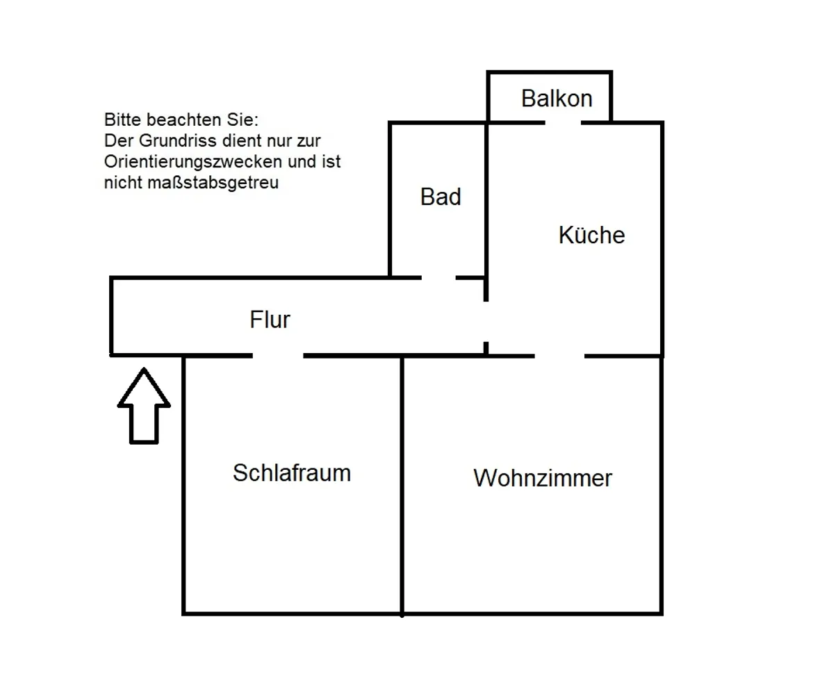 3 Zimmer Wohnung mit 61 m² in Bochum – Bild 2