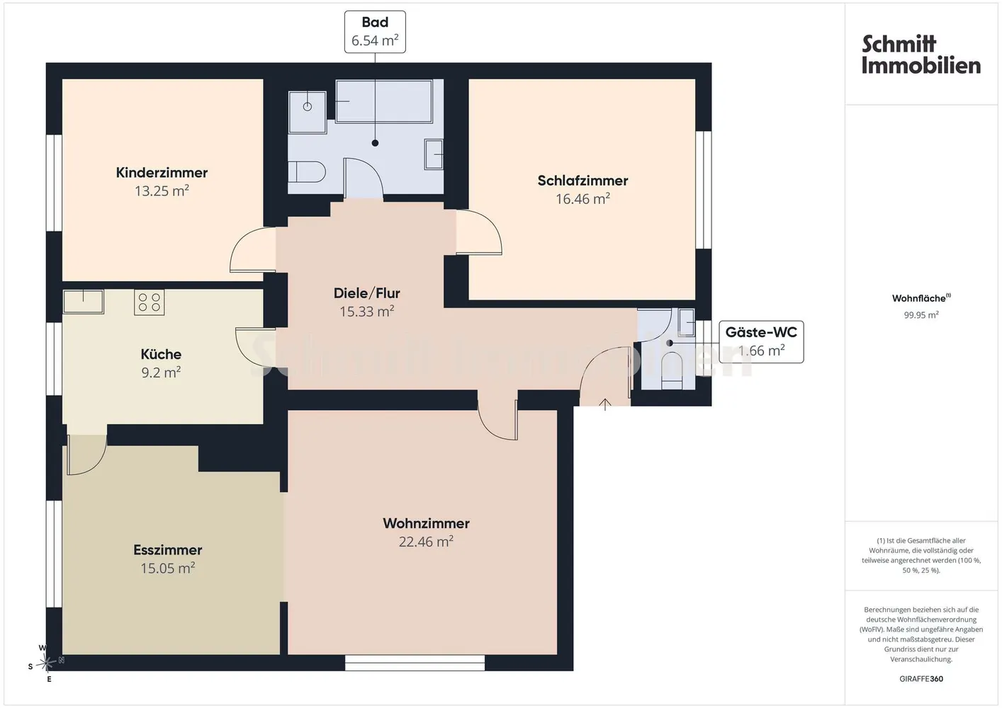 4 room apartment with 100 m² in Frankfurt am Main – Photo 9