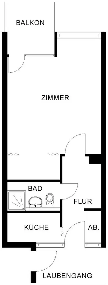 1 Zimmer Wohnung mit 35 m² in Bochum – Bild 4