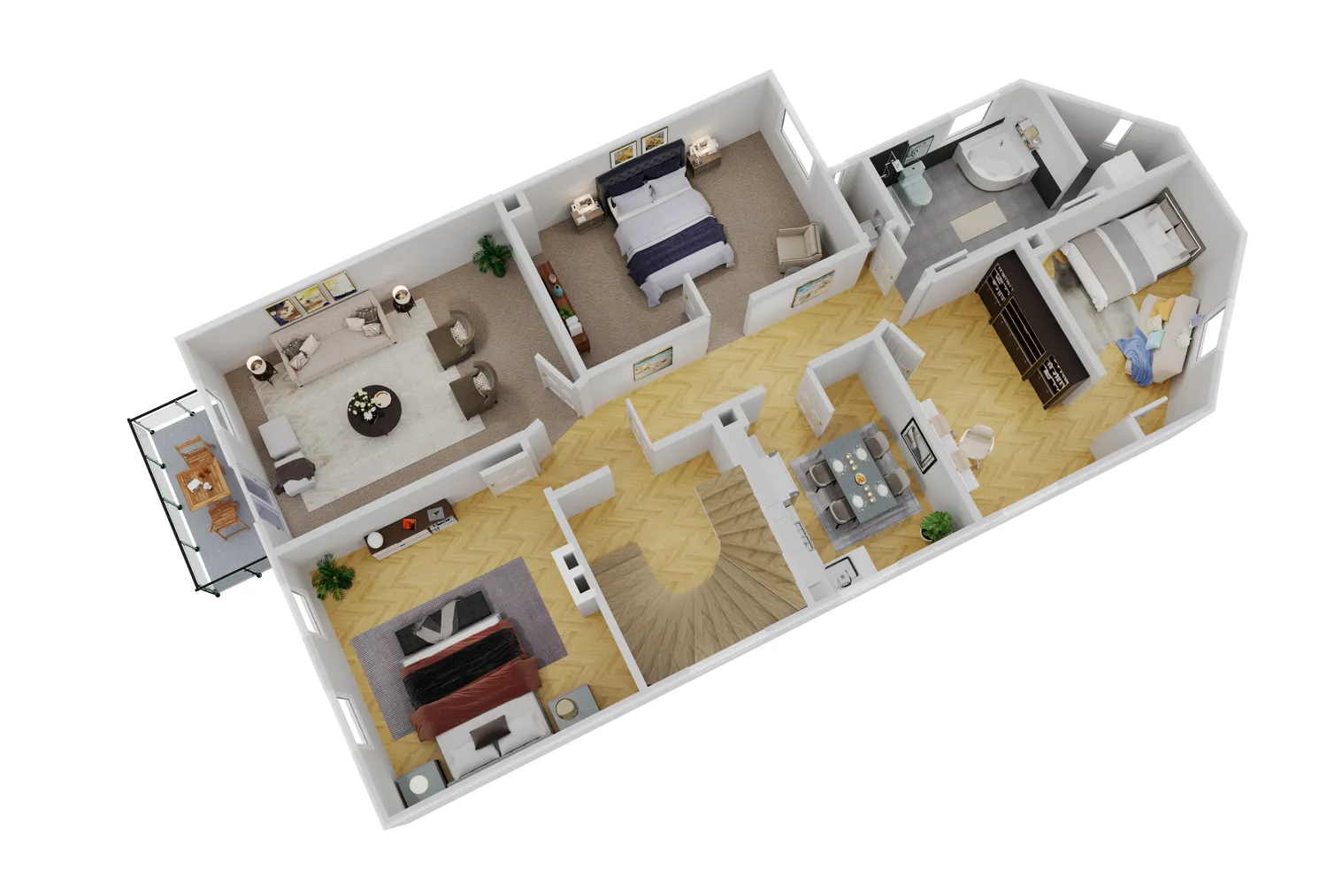 5 Zimmer Wohnung mit 145 m² in Braunschweig – Bild 2