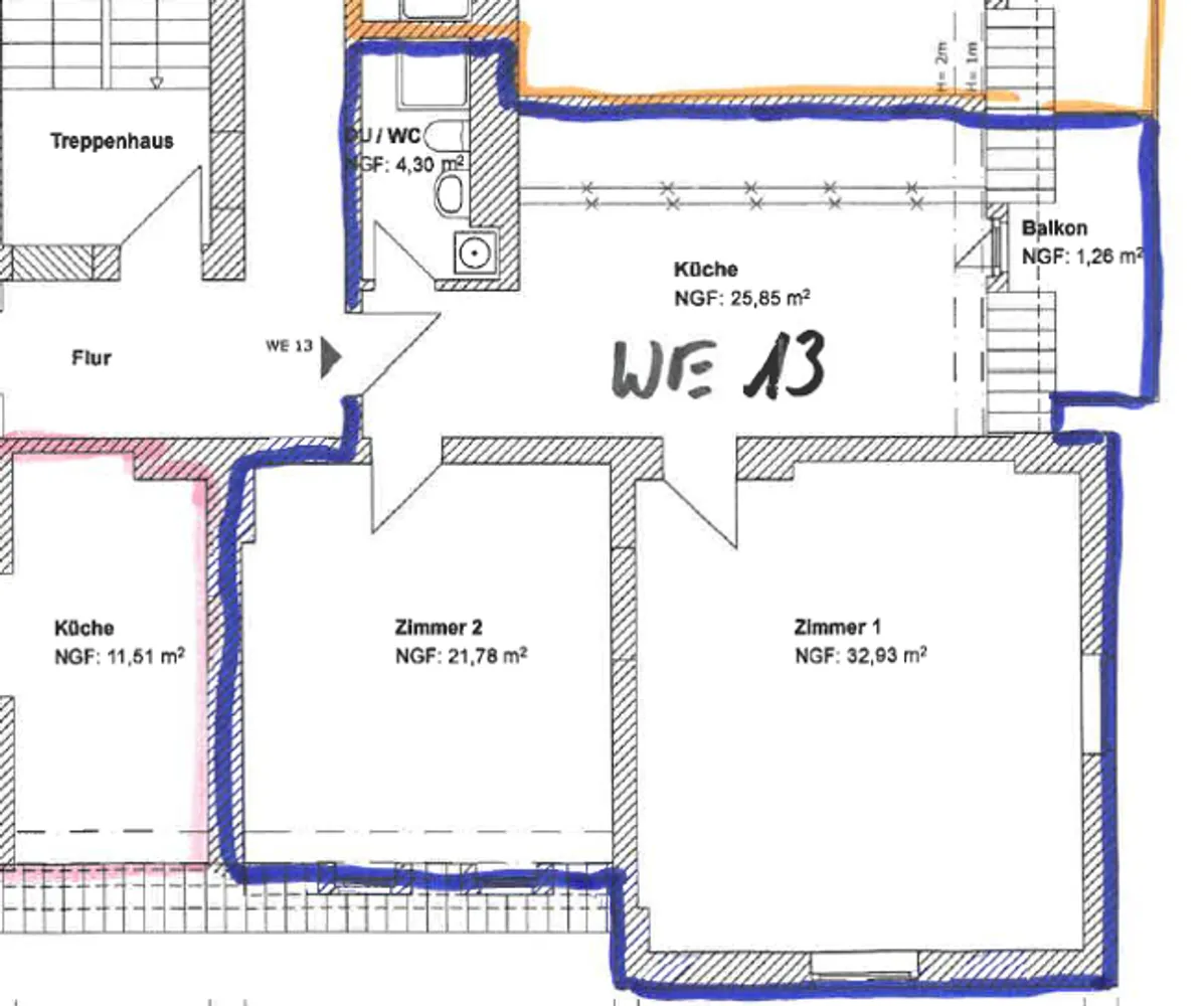 2 room apartment with 96 m² in Erfurt – Photo 8