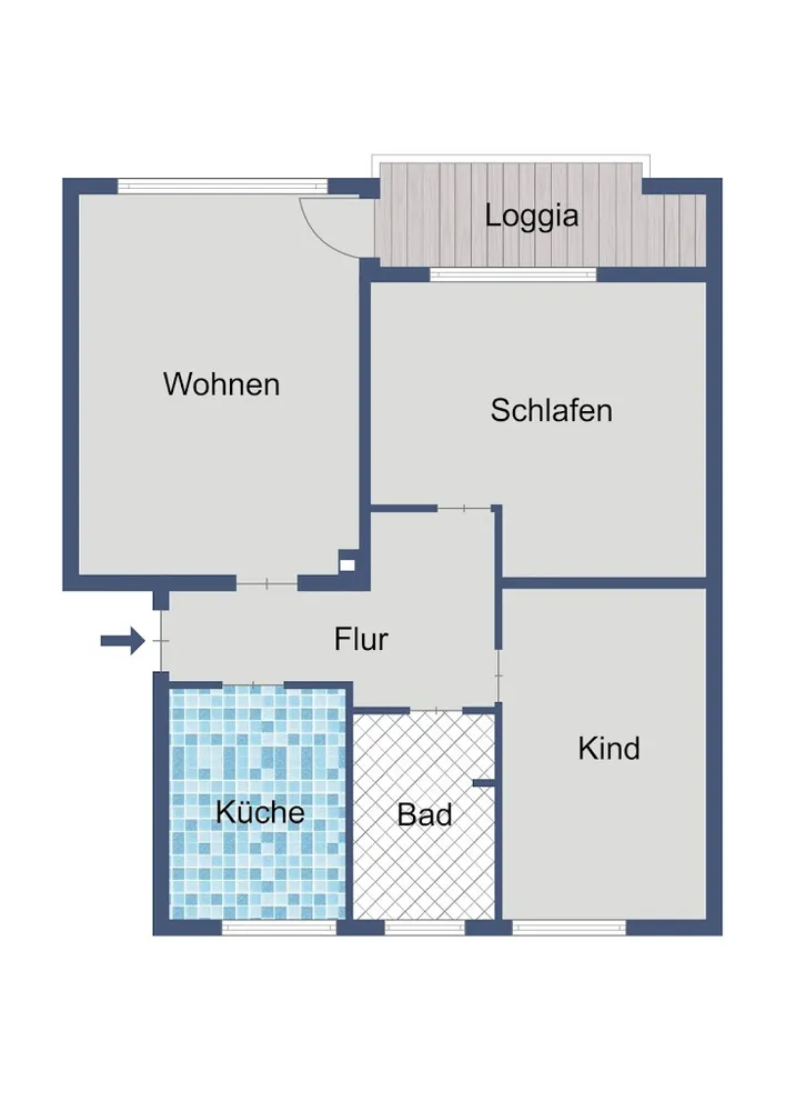3 Zimmer Wohnung mit 76 m² in Fulda – Bild 3