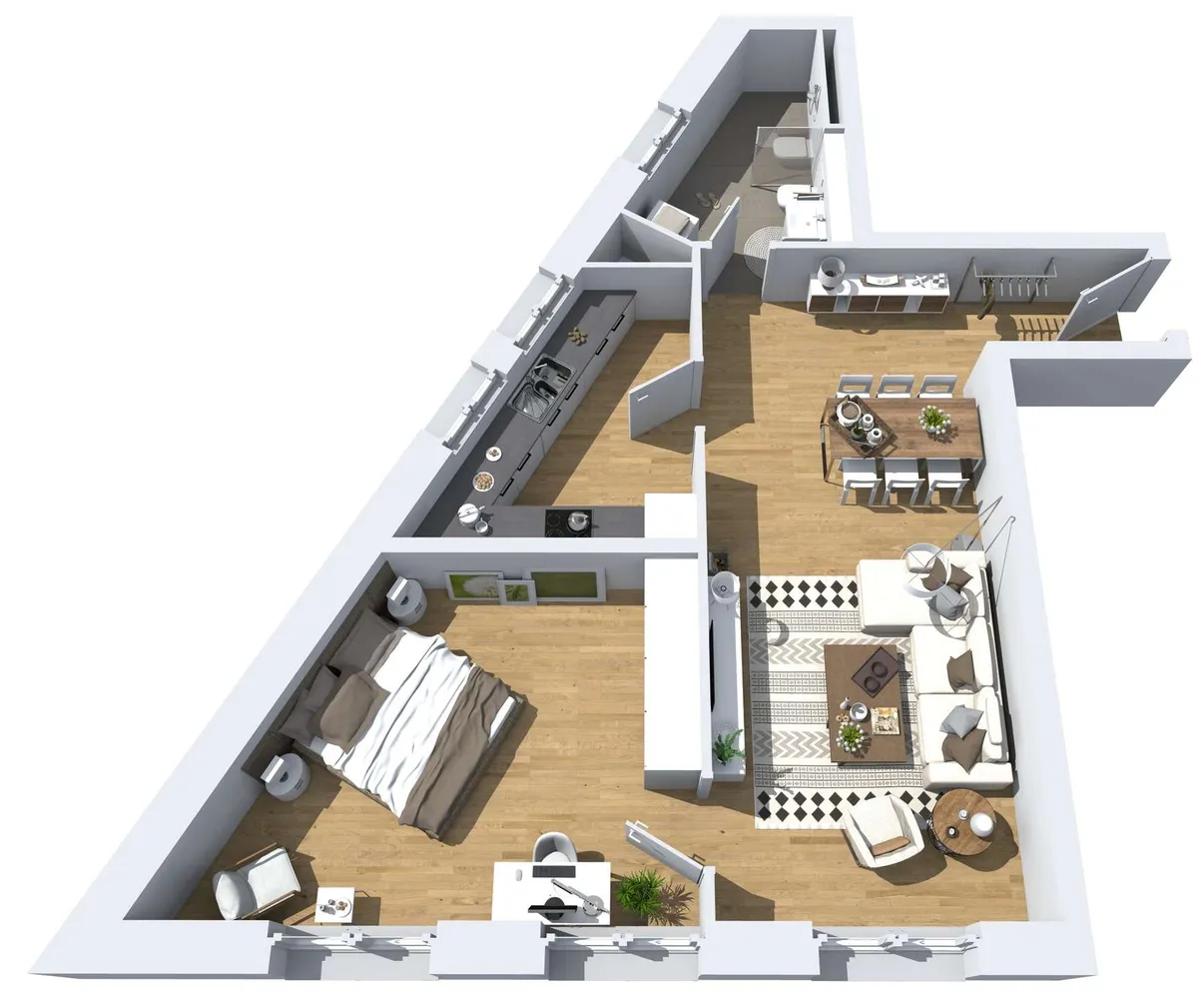 2 Zimmer Wohnung mit 60 m² in Köln – Bild 4