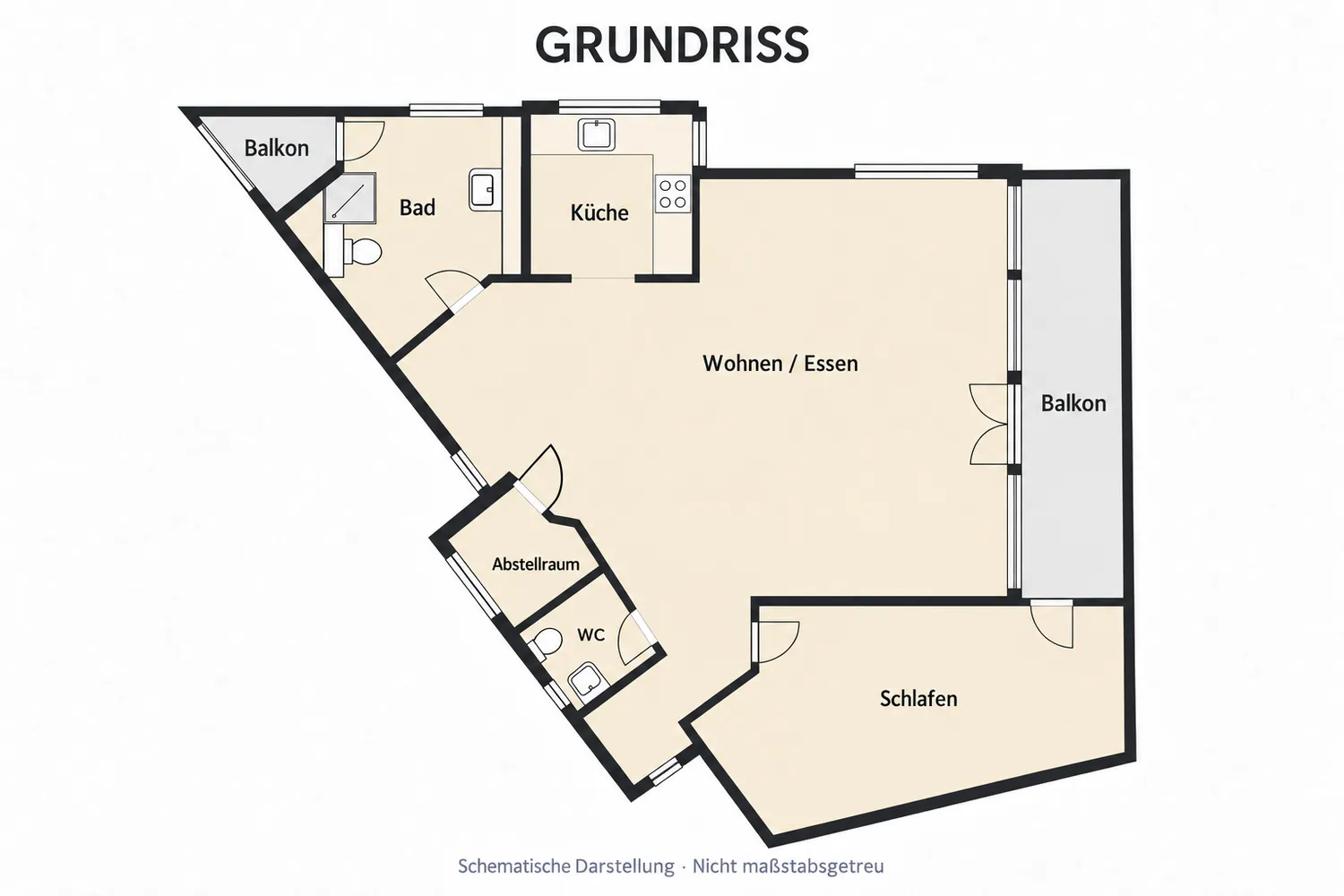 3 Zimmer Wohnung mit 100 m² in Mörfelden-Walldorf – Bild 3