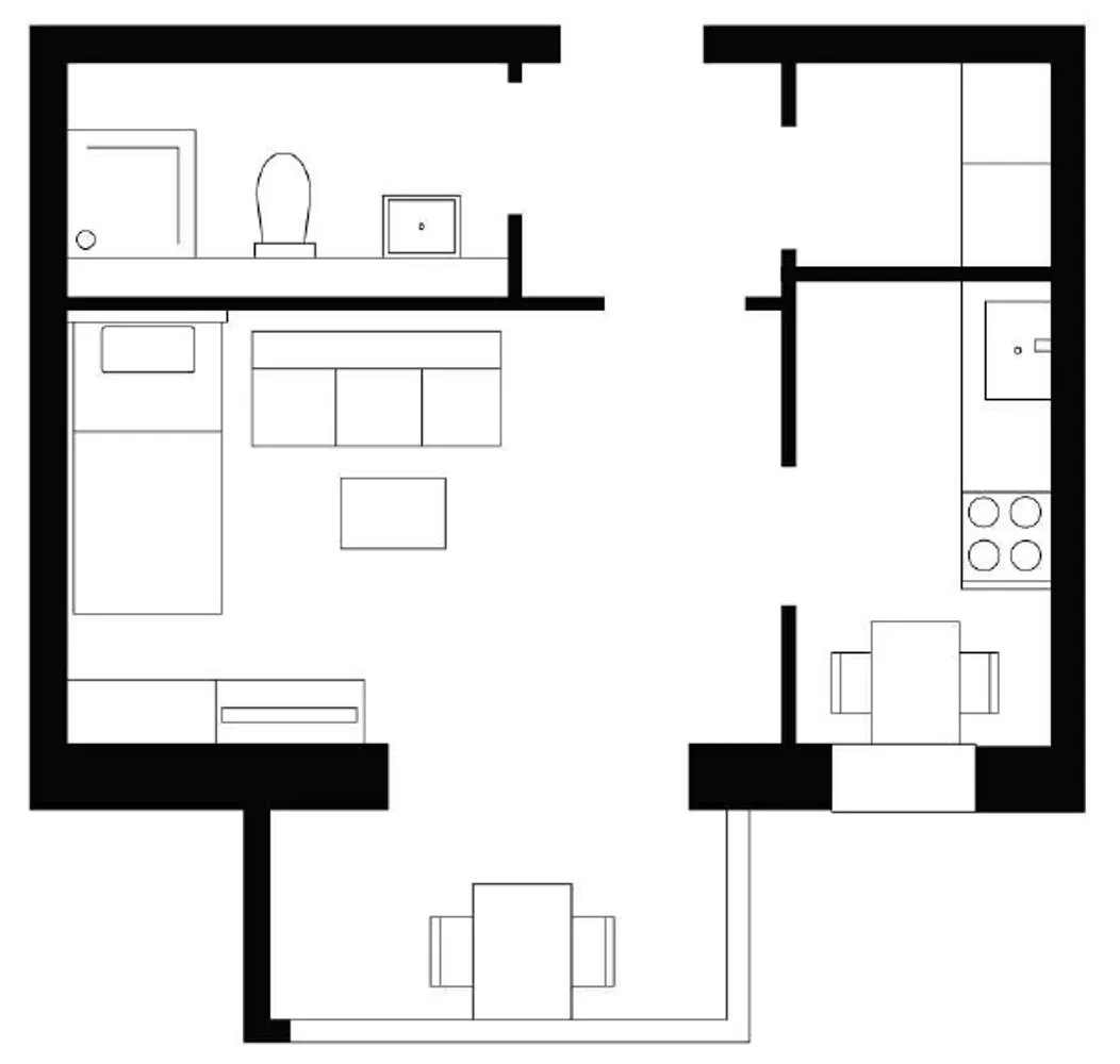 1 Zimmer Wohnung mit 31 m² in Marburg – Bild 6