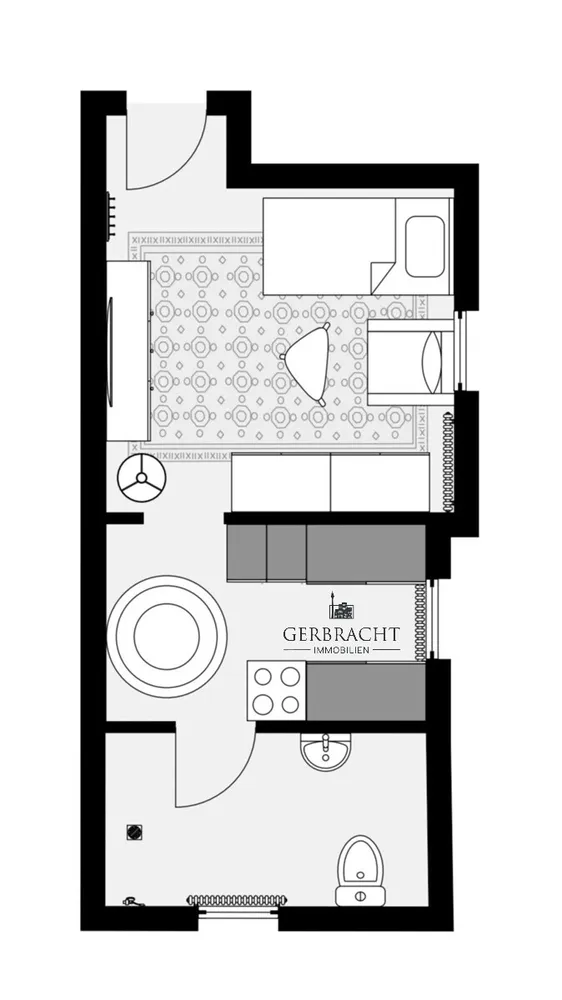 1 Zimmer Wohnung mit 23 m² in Krefeld – Bild 6