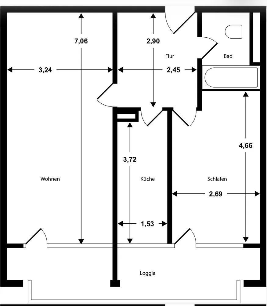 2 Zimmer Wohnung mit 57 m² in München – Bild 8