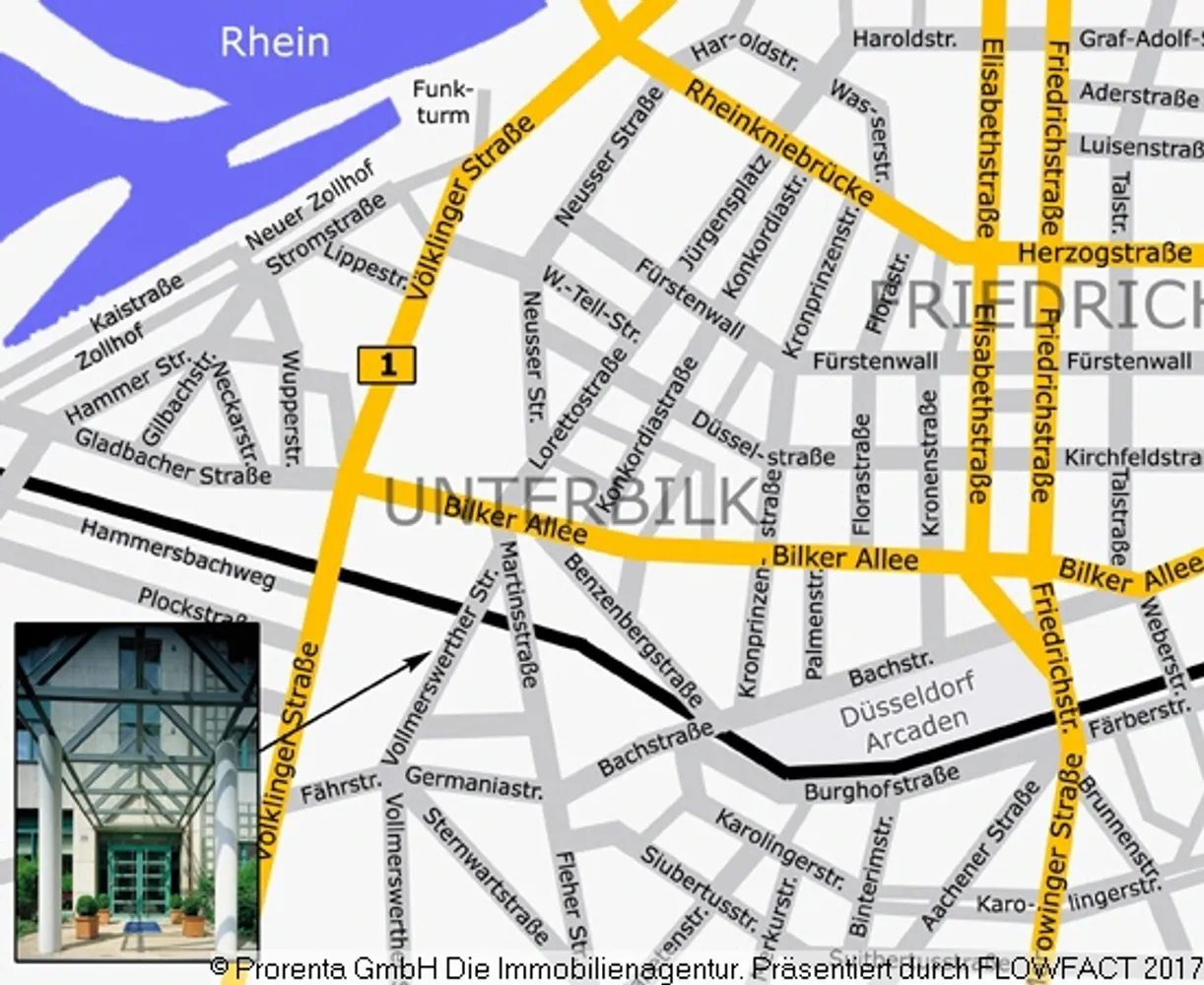 1 Zimmer Wohnung mit 22 m² in Düsseldorf – Bild 7