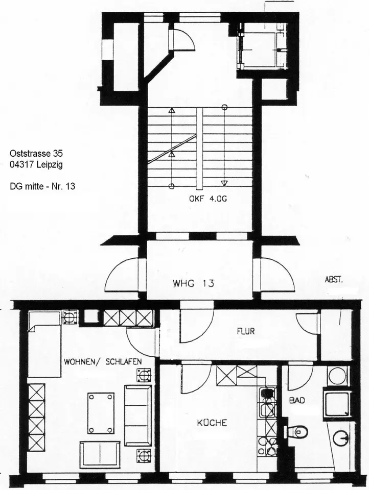 2 Zimmer Wohnung mit 44 m² in Leipzig – Bild 5