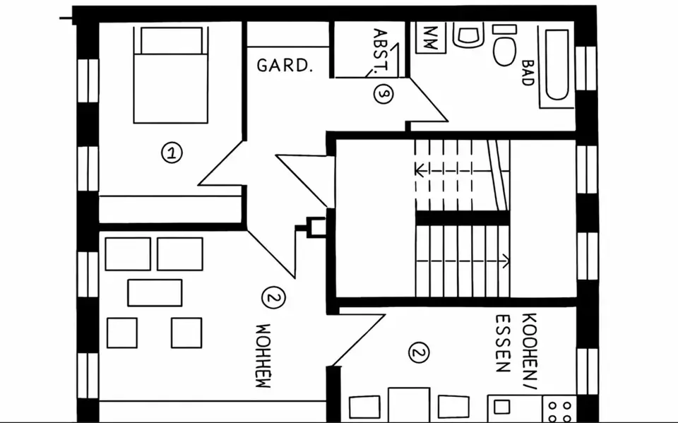 2 room apartment with 53 m² in Chemnitz – Photo 10