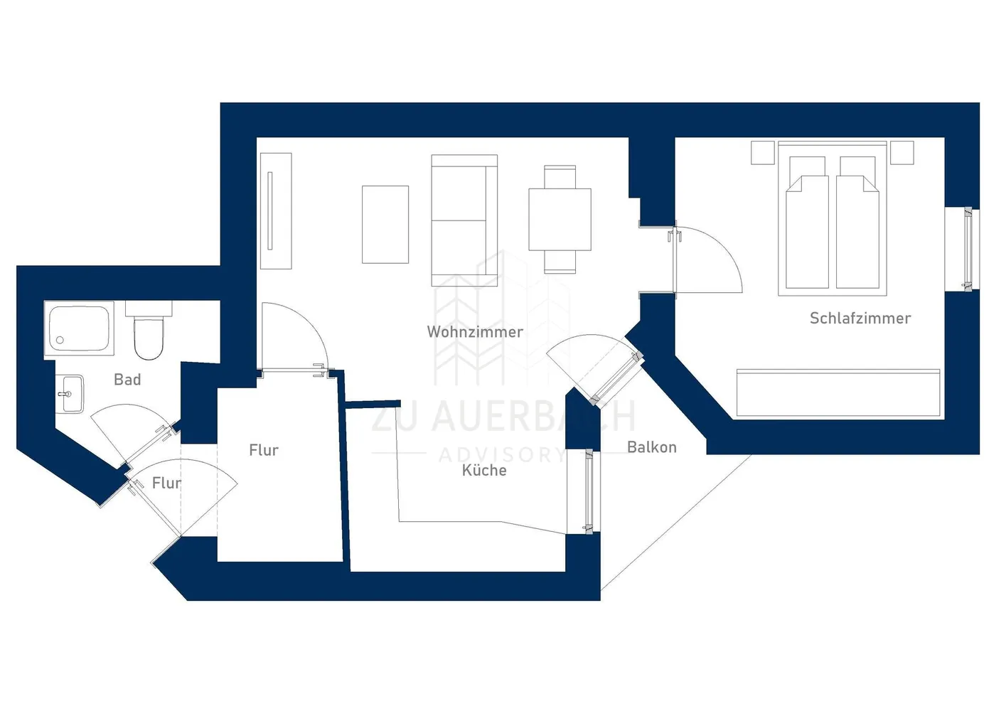 2 Zimmer Wohnung mit 44 m² in Halle (Saale) – Bild 10
