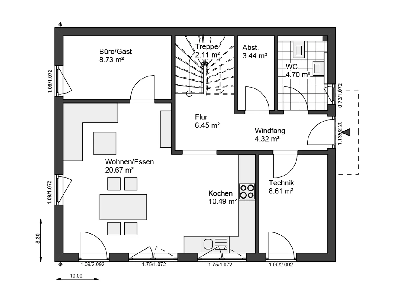 4 Zimmer Haus mit 140 m² in Witten – Bild 2