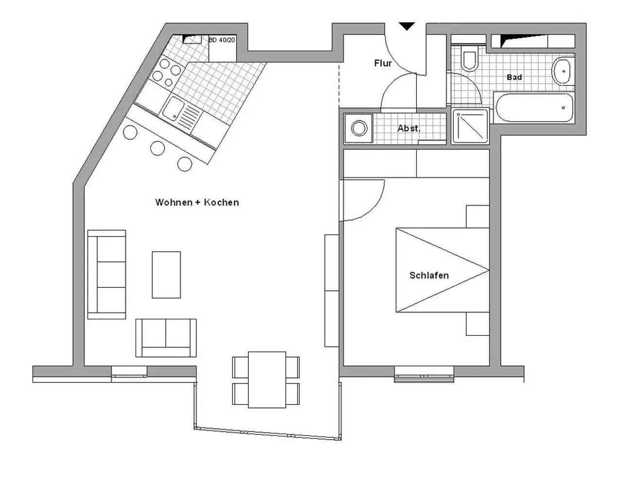 2 Zimmer Wohnung mit 63 m² in Essen – Bild 10