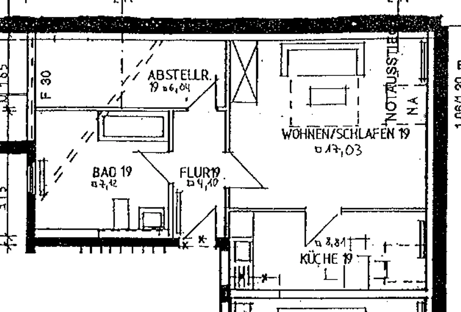 2 Zimmer Wohnung mit 43 m² in Magdeburg – Bild 3