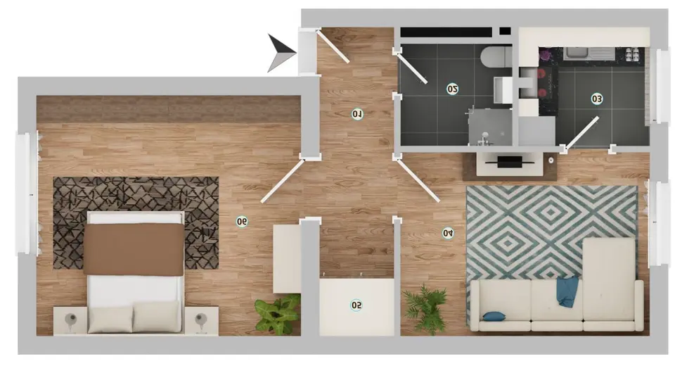 2 Zimmer Wohnung mit 44 m² in Wuppertal – Bild 5