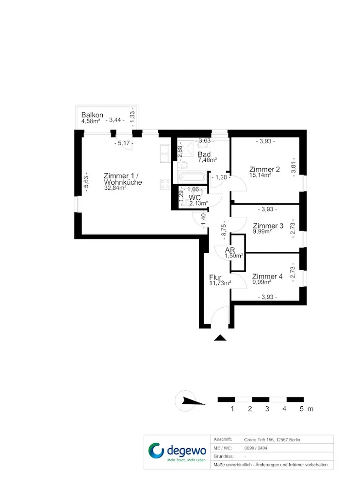 4 Zimmer Wohnung mit 94 m² in Berlin – Bild 7