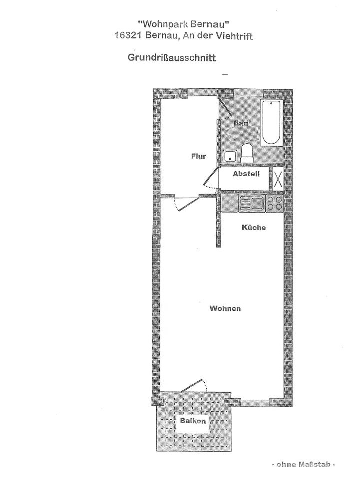 1 room apartment with 41 m² in Bernau bei Berlin – Photo 1