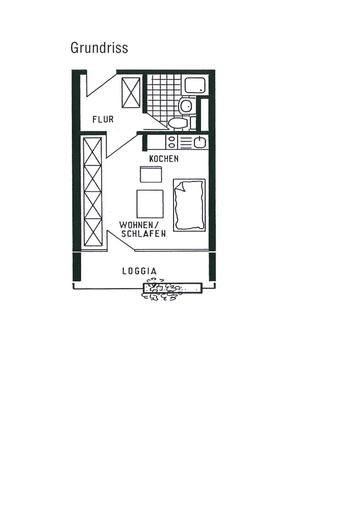 1 room apartment with 26 m² in Esslingen am Neckar – Photo 12