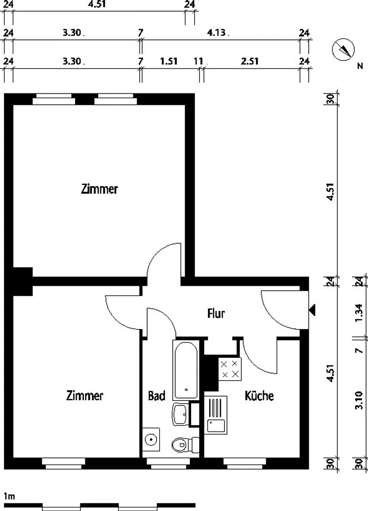 2 room apartment with 49 m² in Berlin – Photo 6