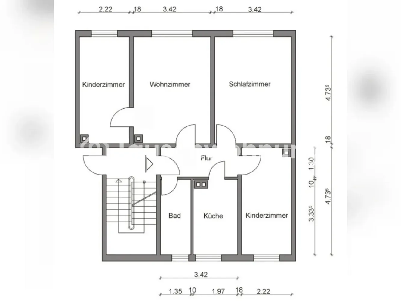4 Zimmer Wohnung mit 70 m² in Rostock – Bild 2