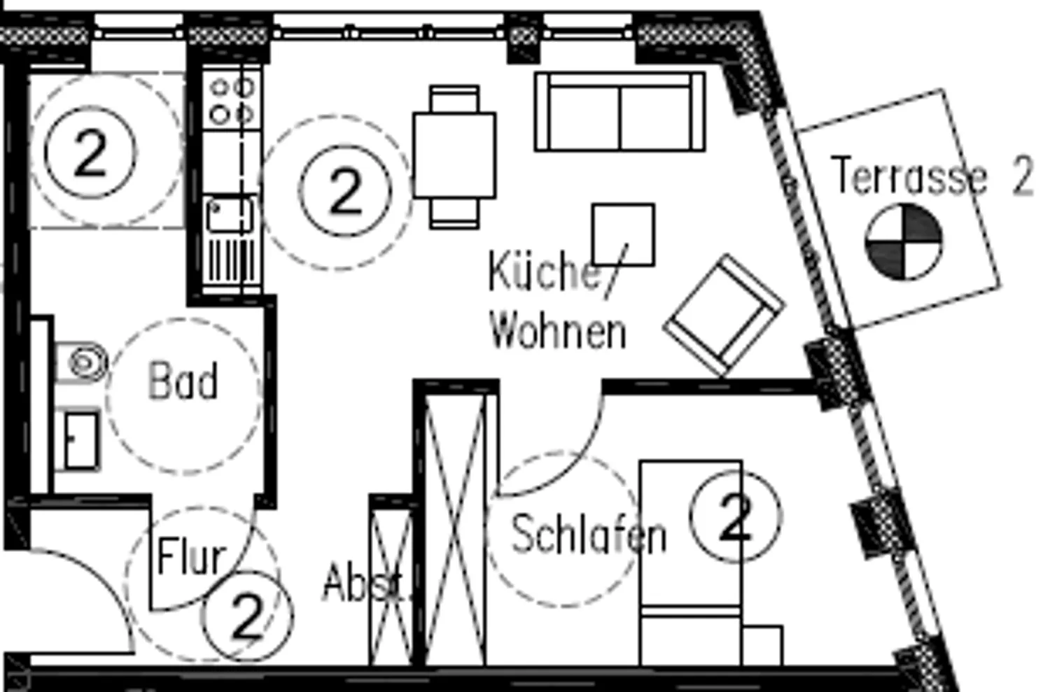 2 Zimmer Wohnung mit 46 m² in Oldenburg – Bild 8