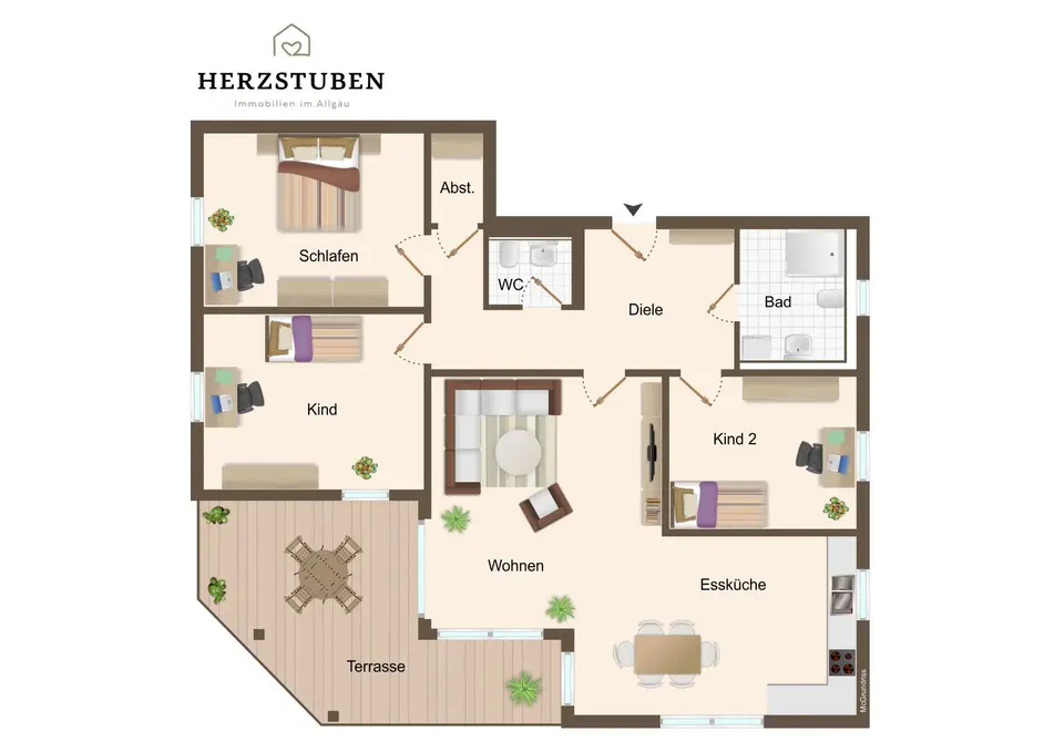 4 Zimmer Wohnung mit 117 m² in Kaufbeuren – Bild 7