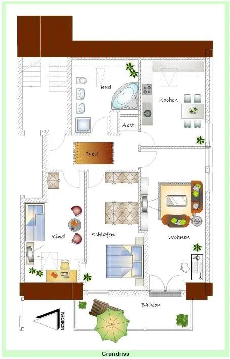 3 Zimmer Wohnung mit 105 m² in Leverkusen – Bild 8