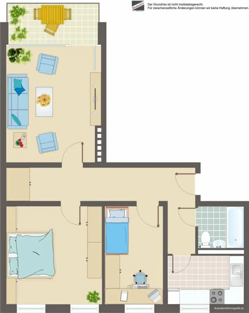2 Zimmer Wohnung mit 70 m² in Hamburg – Bild 5