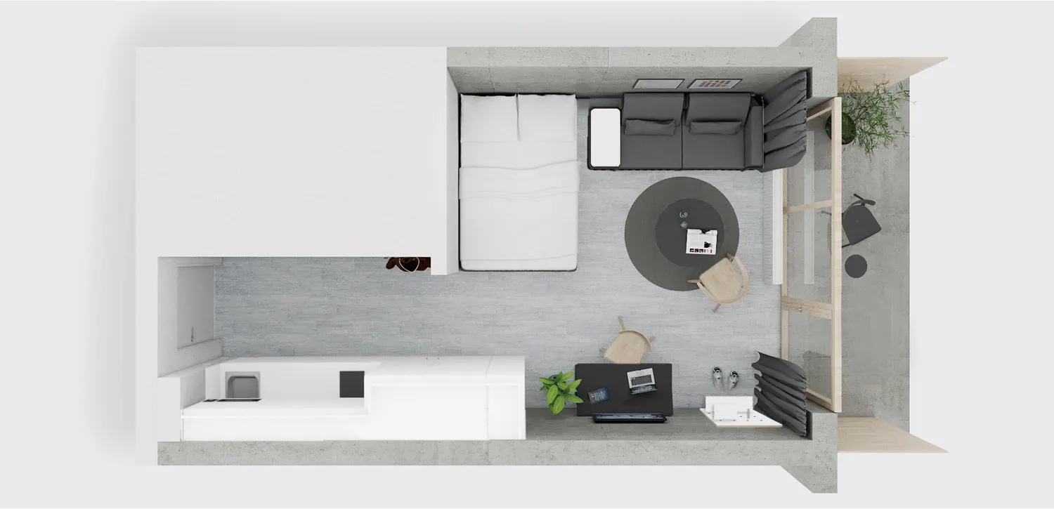 1 Zimmer Wohnung mit 28 m² in Essen – Bild 10