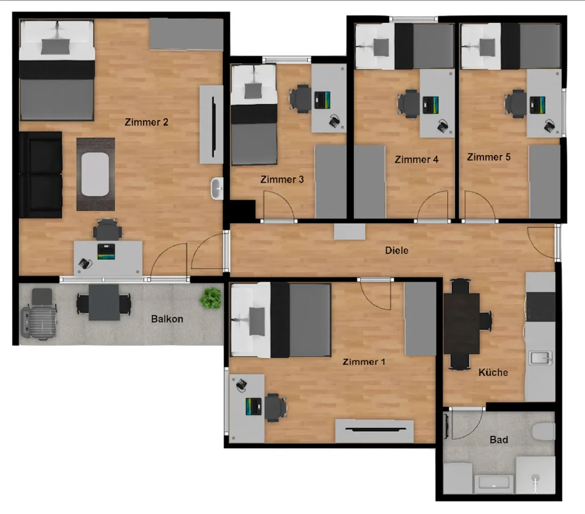 WG-Zimmer mit 9 m² in München – Bild 8