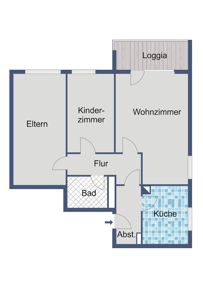 3 Zimmer Wohnung mit 70 m² in Wiesbaden – Bild 5