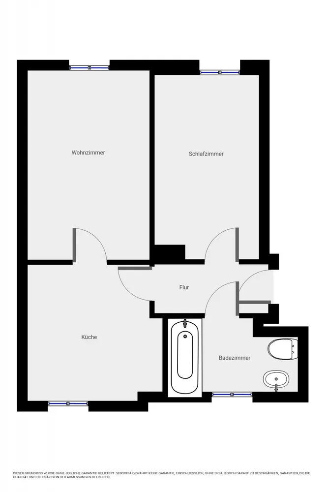 2 Zimmer Wohnung mit 44 m² in Halle (Saale) – Bild 5