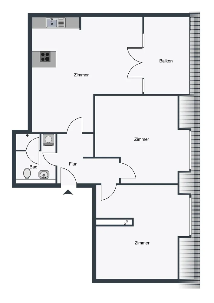 3 Zimmer Wohnung mit 91 m² in Berlin – Bild 8