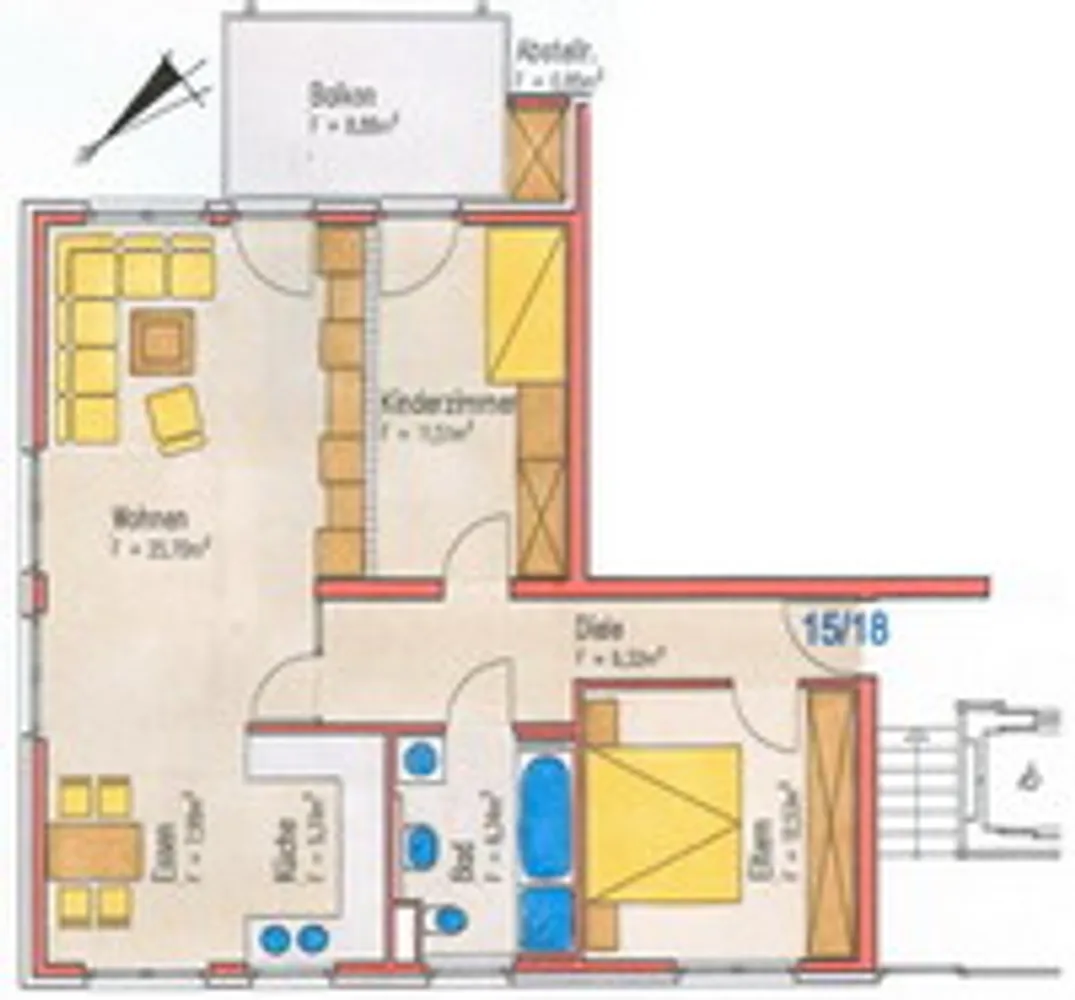 3 Zimmer Wohnung mit 84 m² in Pforzheim – Bild 3