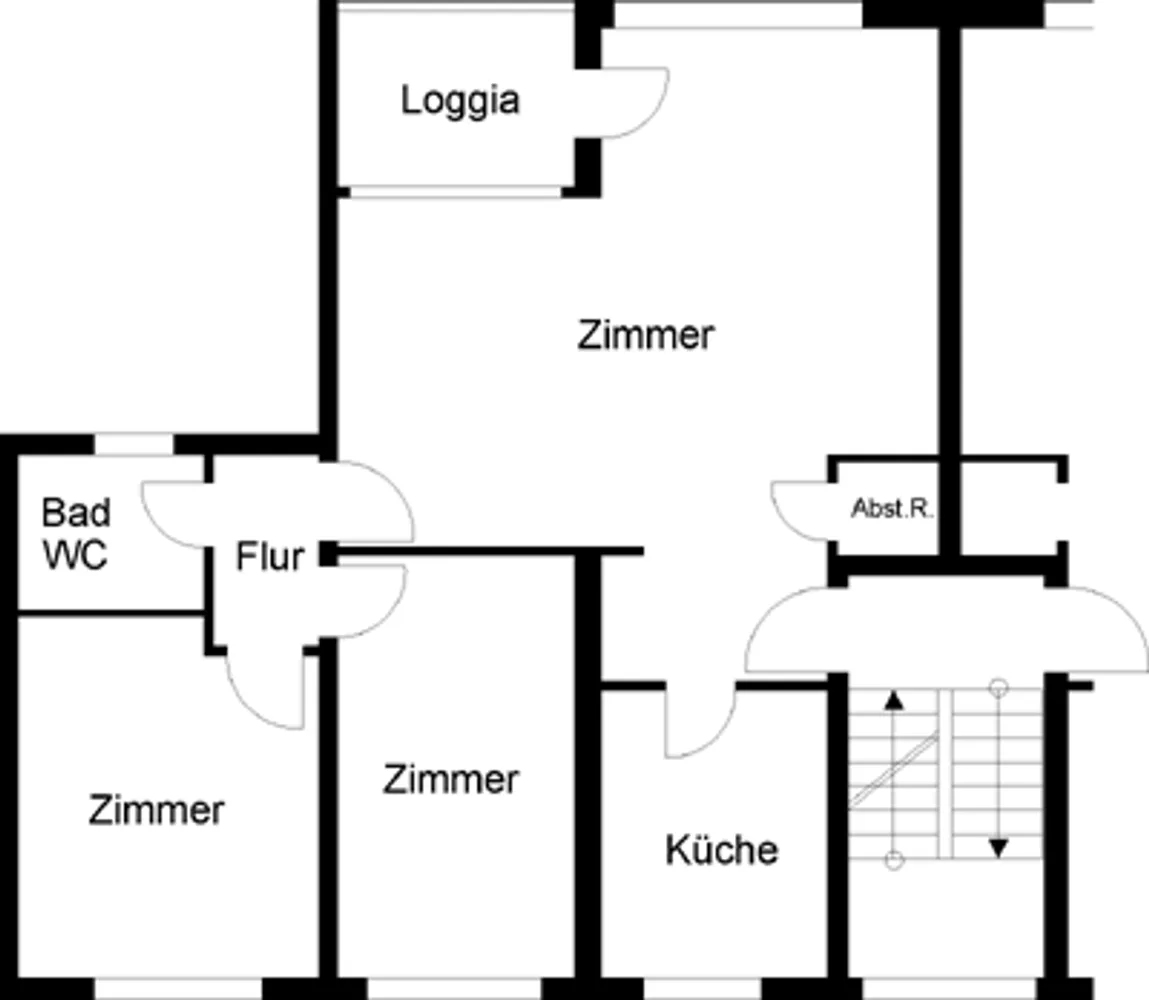 3 Zimmer Wohnung mit 82 m² in Wuppertal – Bild 2