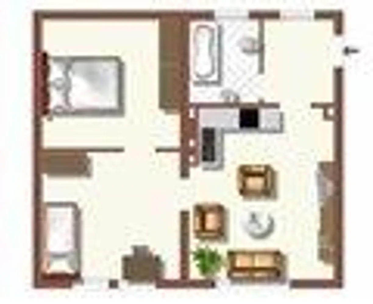 2 Zimmer Wohnung mit 56 m² in Duisburg – Bild 2