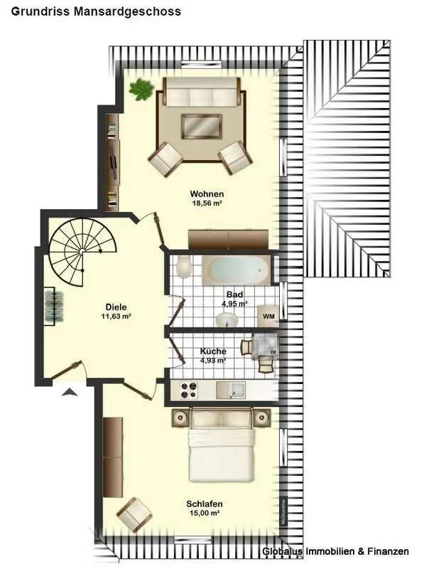 3 Zimmer Wohnung mit 59 m² in Dresden – Bild 8